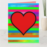 OVERSIZED GET WELL RAINBOW GREETING CARD