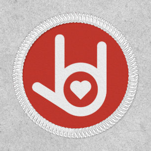 I Love You Red Patch
