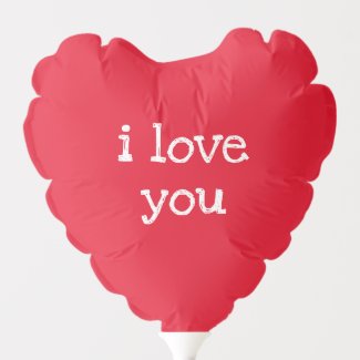 I Love You - Red Valentine's Day Balloon