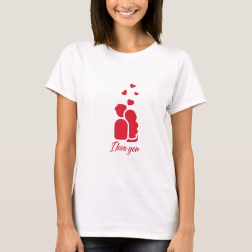 I Love You Red Version T_Shirt