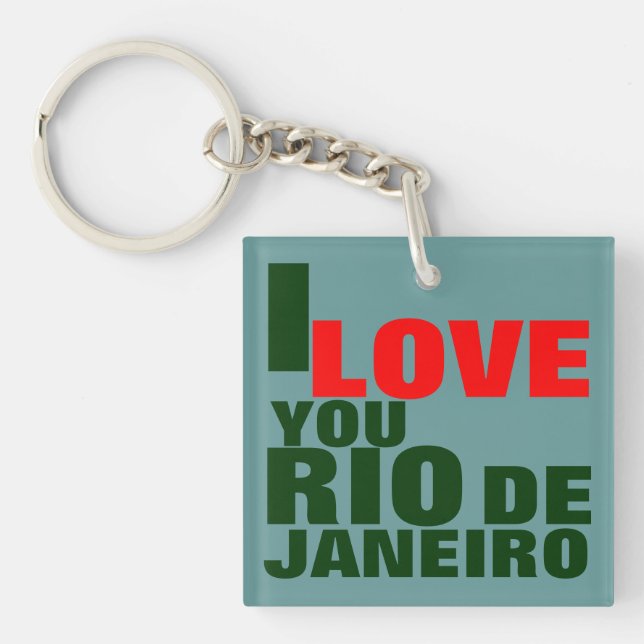 I LOVE YOU RIO DE JANEIRO KEYCHAIN (Front)