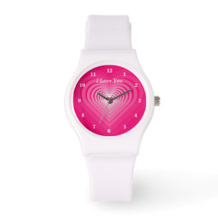 I Love You - Romantic - Add Your Text / Name Watch