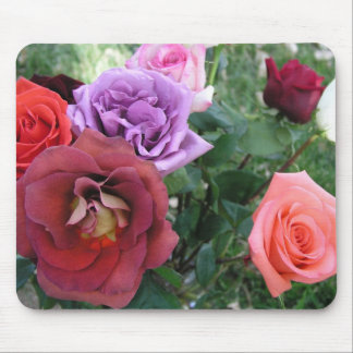 I love you roses garden mousepad