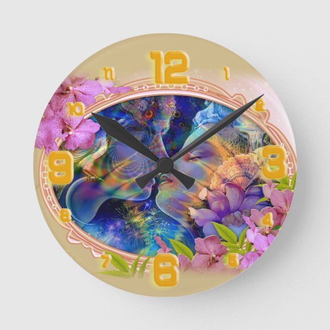 I love you round clock (Front)