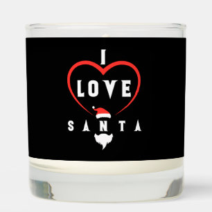 I Love You Santa Christmas Scented Candle
