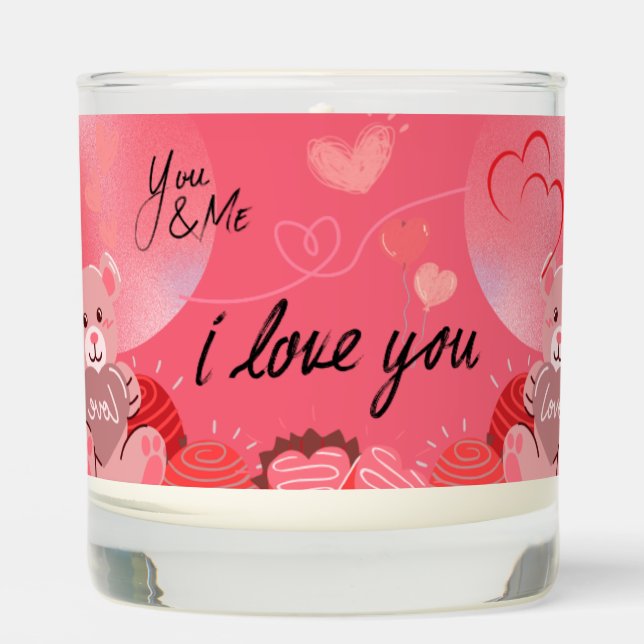 I love You Scented Candle (Front)