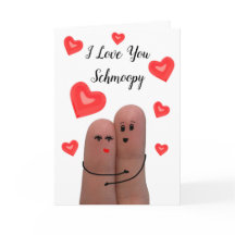 I Love You Schmoopy Valentine's Day Card