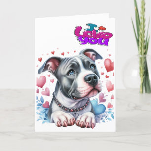 I LOVE YOU - See Inside . Card