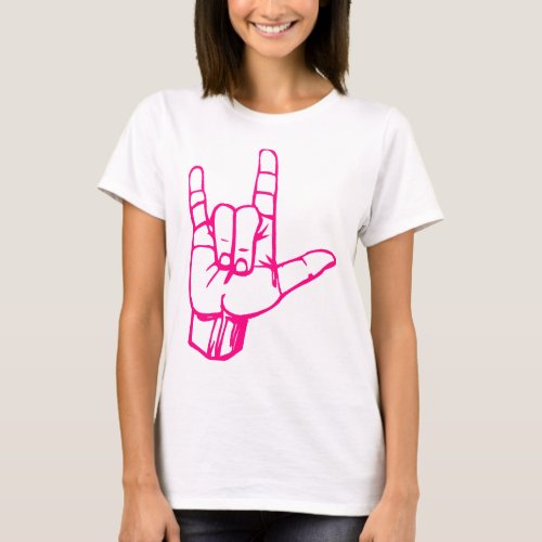 I Love You Sign Language T_Shirt