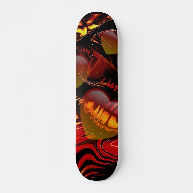 I love You Skateboard Deck (Front)