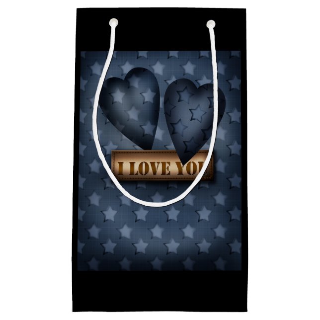 I love you small gift bag (Front)