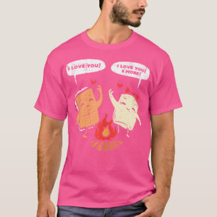 I Love You Smore Funny Camping Couple Camper Men W T-Shirt