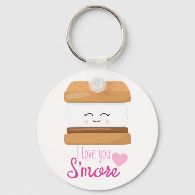 I Love You Smore Keychain (Front)