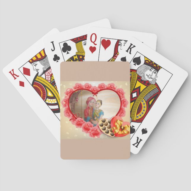 I love You so much Customize Product Poker Cards (Back)