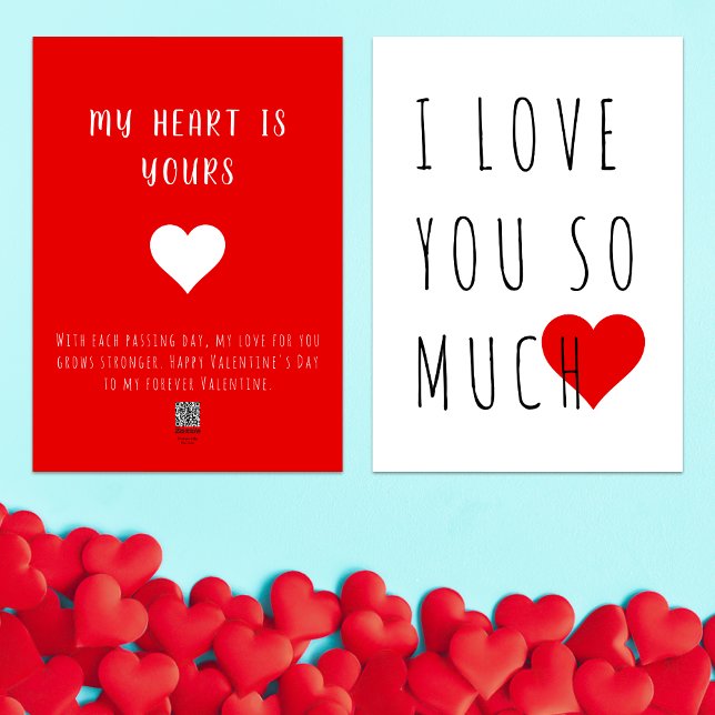 I Love You So Much Happy Valentines Day Holiday Card (Creator Uploaded)