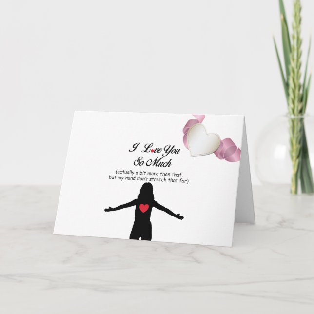 I Love You So Much Holiday Card (Front)