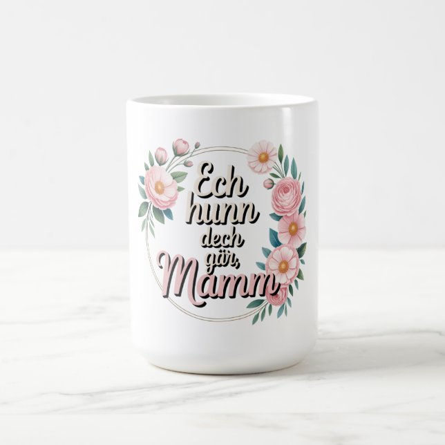 I love you so much, Mom Coffee Mug (Center)