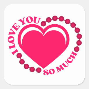 i love you so much Sticker