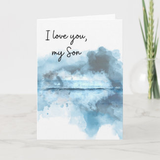 I love you son card