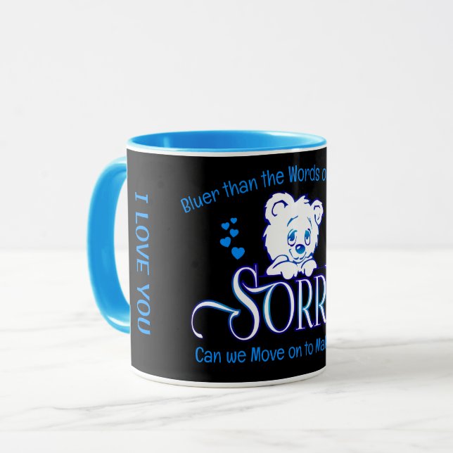 I Love You SORRY Mug (Front Left)