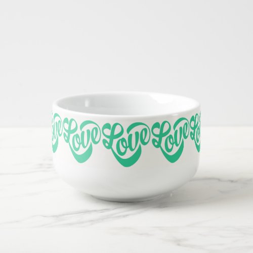 I LOVE YOU SOUP BOWL SEE CARD