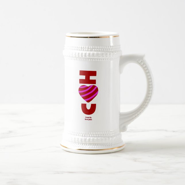 I Love You Stein Mug (Right)