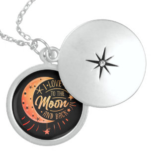 I Love You Sterling Silver Locket Necklace For Her