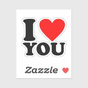I Love You Sticker