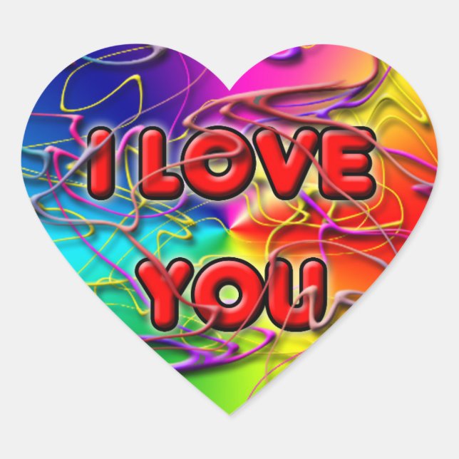 I Love You Sticker (Front)