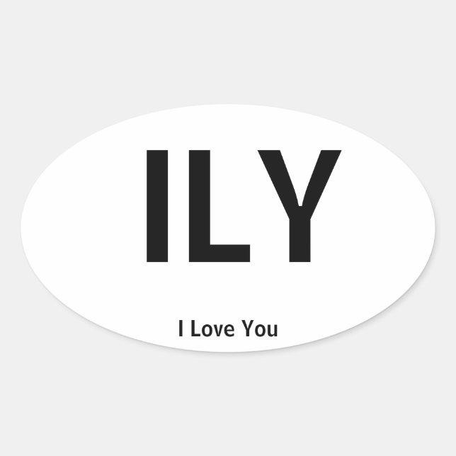 I Love You Sticker (Front)