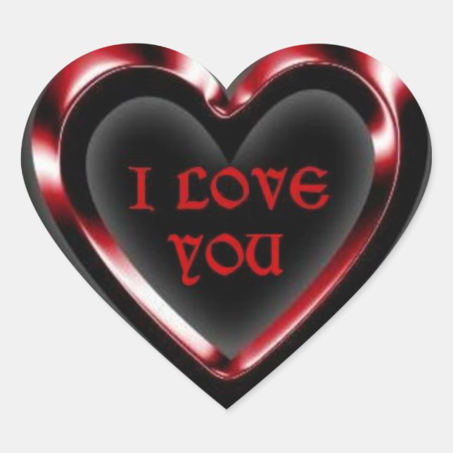 I Love You Sticker (Front)