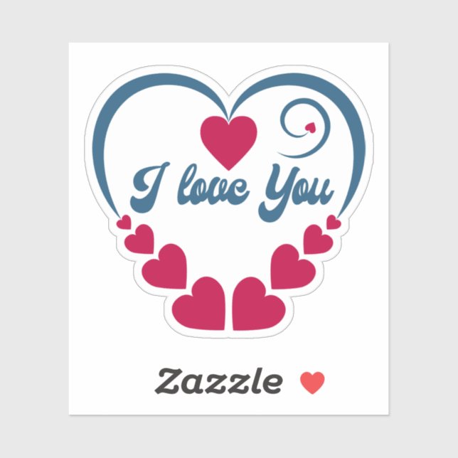 I Love You Sticker (Sheet)