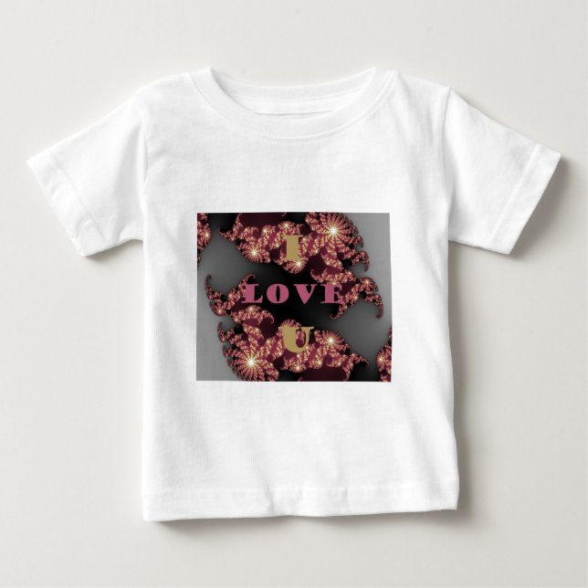 I Love You Sweetheart Baby T-Shirt (Front)