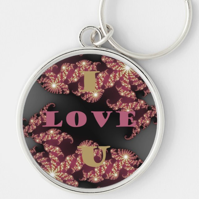 I Love You Sweetheart Keychain (Front)