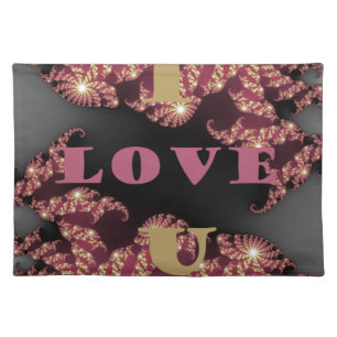 I Love You Sweetheart Placemat