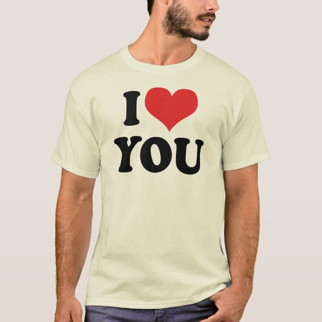 I Love You T-Shirt (Front)