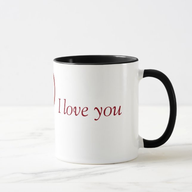 I love you tango taza mug (Right)