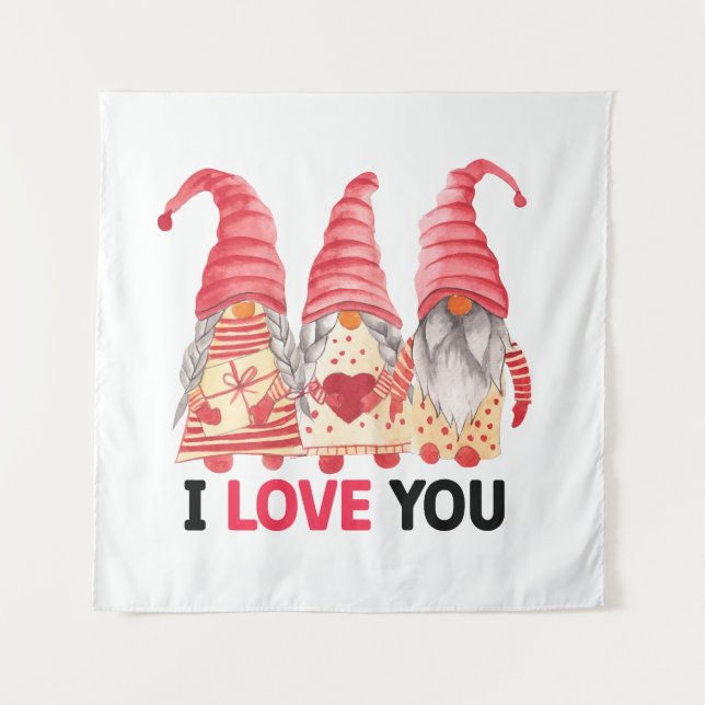 I love you tapestry (Front)