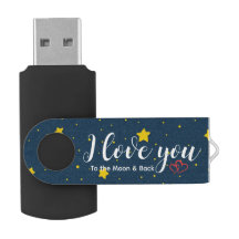 I Love You Tech Star - Hidden Heart Flash Drive