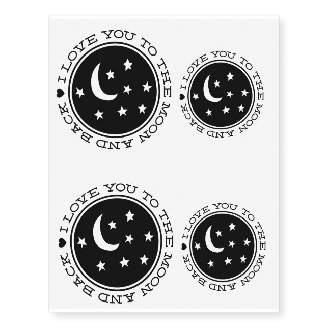 I Love You Temporary Tattoos (Front)