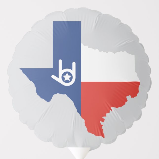 I Love You Texas Balloon (Front)