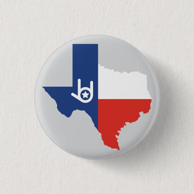 I Love You Texas Button (Front)