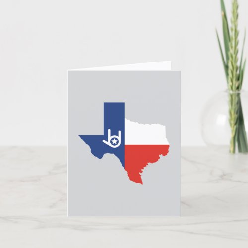 I Love You Texas Card