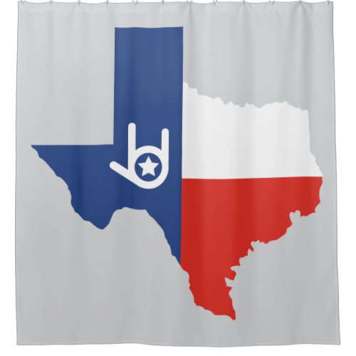 I Love You Texas Shower Curtain