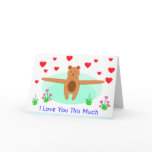 I Love You This Much Card I Love You This Much Card