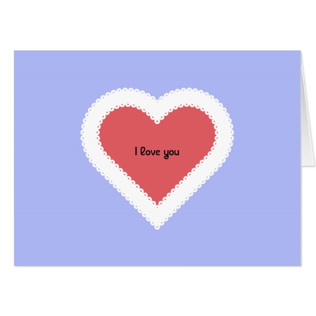I love you this much! emoji valentine card (Front Horizontal)