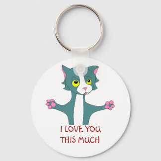 I LOVE YOU THIS MUCH KEYCHAIN