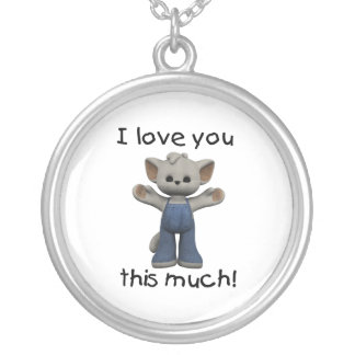 I Love You This Much Necklaces & Lockets | Zazzle