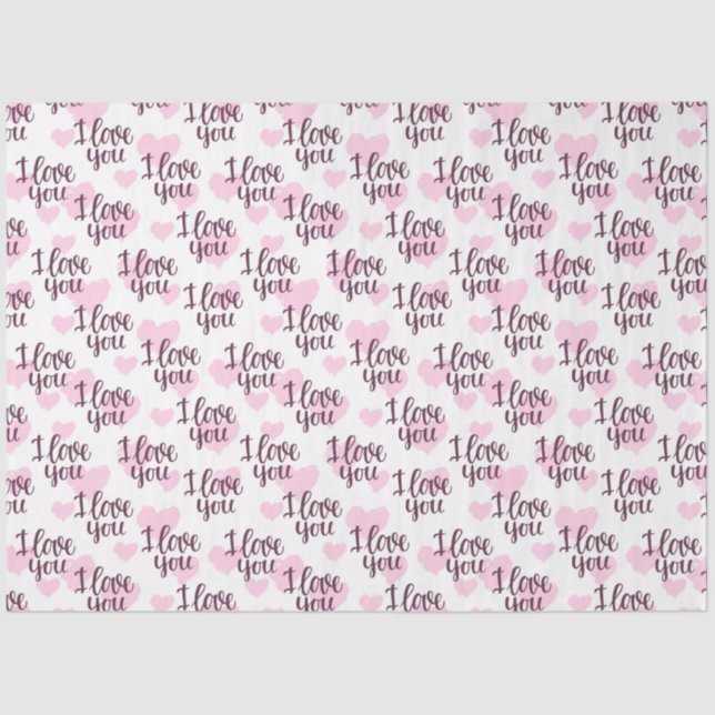 I Love You Tissue Paper (Front)