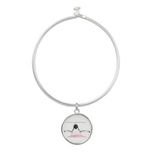 I Love You to Antarctica and back Bangle Bracelet